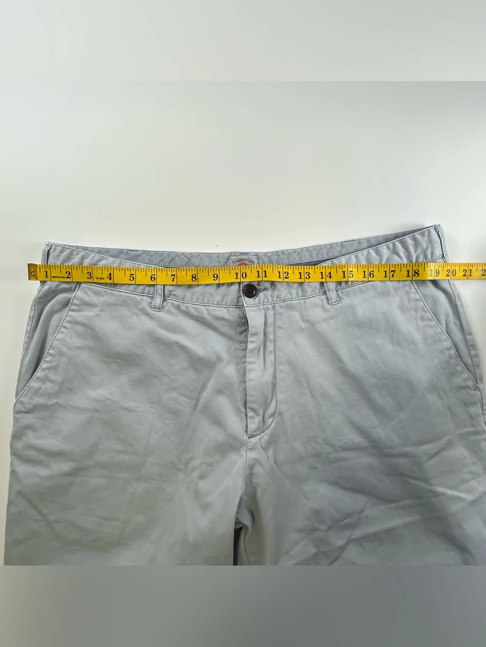 Faherty Men’s SZ 38 All Day Shorts Light Chino Casual Cotton Stretch 9